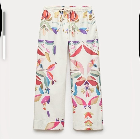 Zara Cotton Spring Print PJ Set - Picture 3 of 11